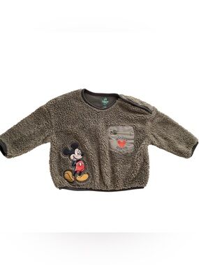 Disney Baby Mickey Mouse Sherpa Jacket. Size 12 Months - Gently Used